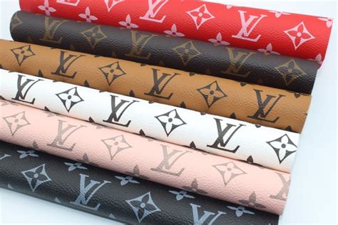 louis vuitton faux leather material.